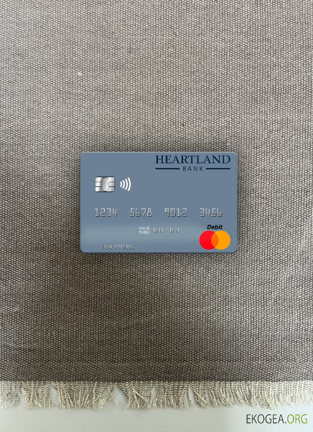 Nouvelle , Zélande Heartland Bank mastercard photolook recto